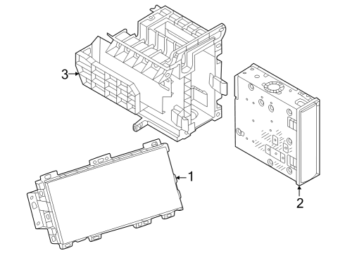 2024 Audi Q4 e-tron Sportback Sound System Diagram 1