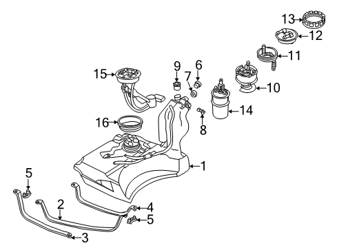 1996 Audi A4 Fuel Supply