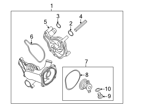 2009 Audi Q7 Water Pump Diagram 6