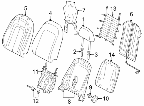 2022 Audi Q4 e-tron Sportback Lumbar Control Seats