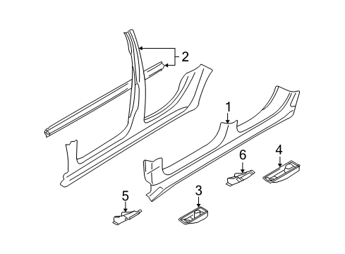 2011 Audi S6 Rocker Panel