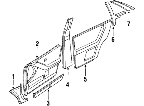 1992 Audi 80 Quattro Interior Trim