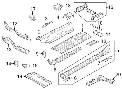 2023 Audi RS3 Floor & Rails