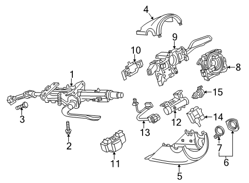 2016 Audi A3 Quattro Ignition Lock, Electrical Diagram 1