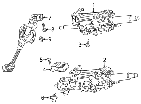 2022 Audi A6 allroad Anti-Theft Components Diagram 2