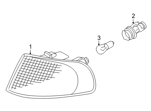 1996 Audi A4 Signal Lamps