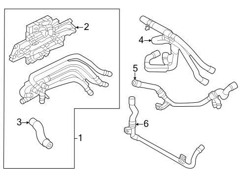 2023 Audi Q4 e-tron Sportback Hoses, Lines & Pipes Diagram 5