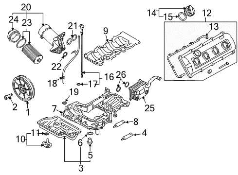 2009 Audi A8 Quattro Filters Diagram 3