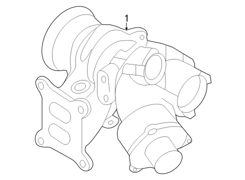 2023 Audi RS3 Exhaust Manifold