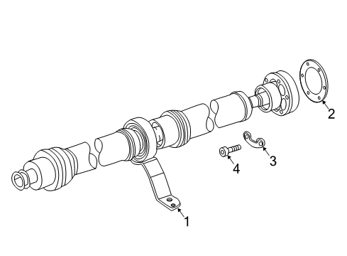 2022 Audi Q5 Drive Shaft - Rear