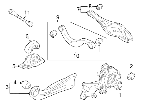 2024 Audi RS3 Rear Suspension