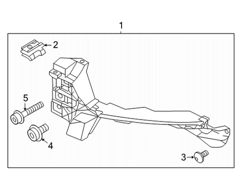 2023 Audi Q7 Headlamp Components Diagram 1