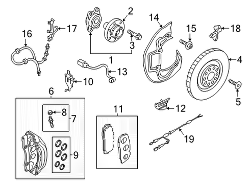 2022 Audi RS7 Sportback Anti-Lock Brakes Diagram 2