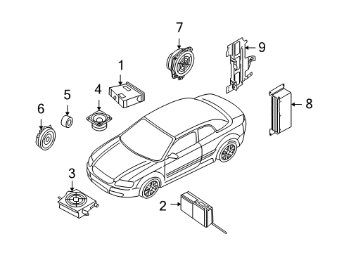 2006 Audi S4 Sound System Diagram 2