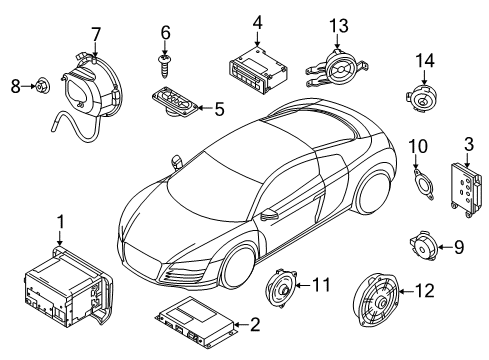 2015 Audi R8 Sound System