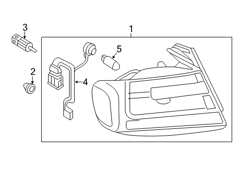 2013 Audi A4 Quattro Tail Lamps Diagram 1