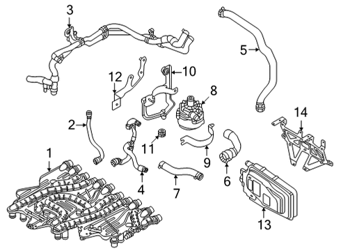 2022 Audi e-tron GT Hoses & Lines Diagram 7