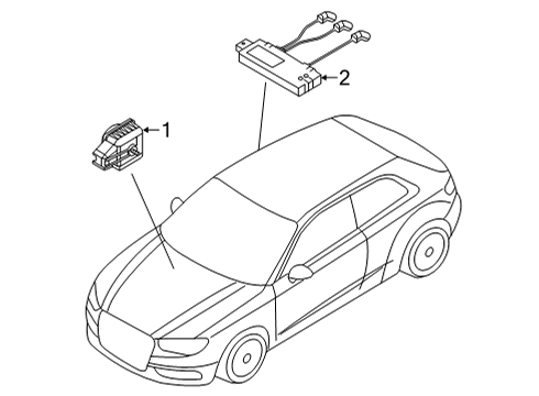 2024 Audi A3 Alarm System