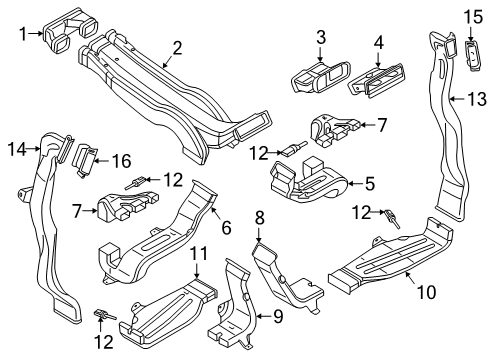 2023 Audi SQ8 Ducts Diagram 2