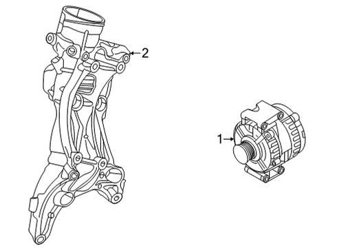 2023 Audi A4 allroad Alternator Diagram 2