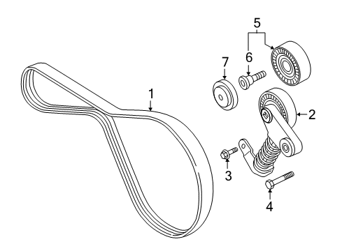 2018 Audi RS7 Belts & Pulleys