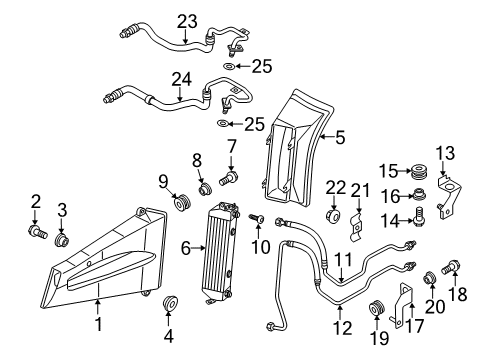 2015 Audi R8 Trans Oil Cooler Diagram 1