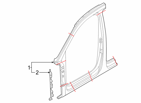 2023 Audi Q5 Aperture Panel Diagram 2