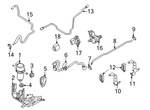 2012 Audi R8 Hydraulic System, Brakes Diagram 2