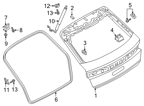 2023 Audi RS Q8 Gate & Hardware