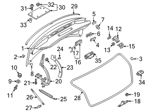 2022 Audi RS5 Trunk