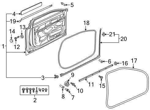 2020 Audi A8 Quattro Front Door