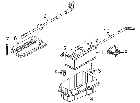 2013 Audi Q7 Battery