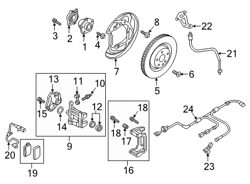 2022 Audi e-tron Quattro Rear Brakes