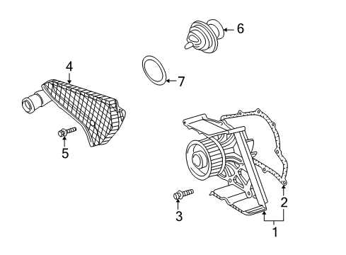 2001 Audi Allroad Quattro Water Pump