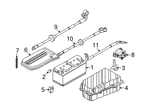 2009 Audi Q7 Battery