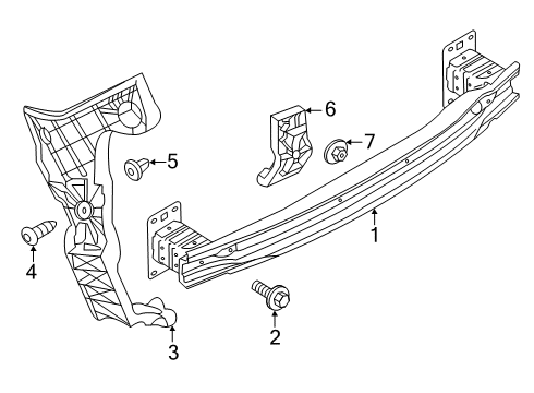 2019 Audi Q3 Rear Bumper Diagram 3