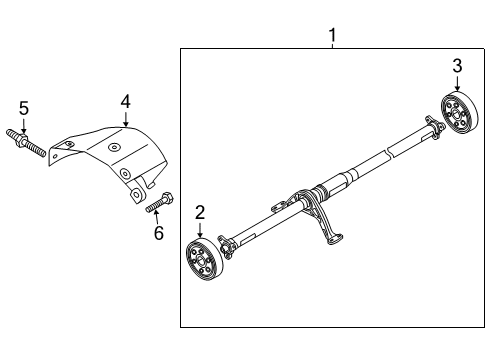 2022 Audi Q3 Drive Shaft - Rear