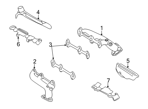 2000 Audi A6 Exhaust Manifold