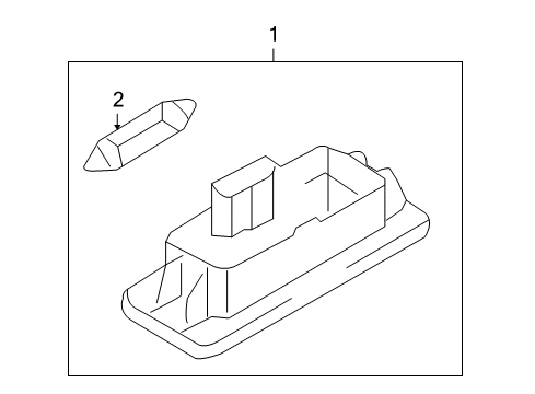 2010 Audi A4 Quattro License Lamps Diagram 2