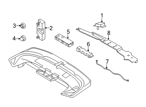 2013 Audi RS5 Antenna & Radio Diagram 1