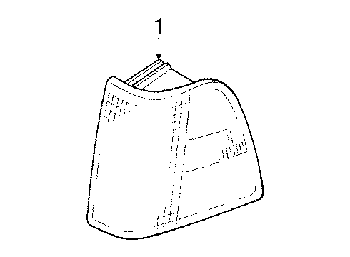 1991 Audi 100 Quattro Side Marker Lamps