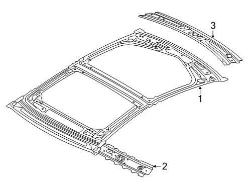 2020 Audi A8 Quattro Roof & Components