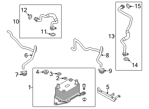 2015 Audi R8 Oil Cooler Diagram 1