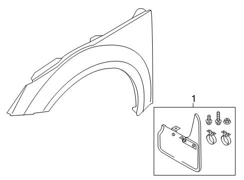 2018 Audi TT RS Quattro Exterior Trim - Fender