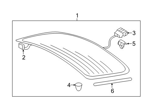 2022 Audi A5 Sportback Glass - Lift Gate