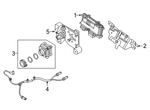 2021 Audi Q8 Electrical Components Diagram 1