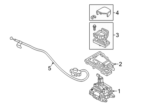 2021 Audi S4 Gear Shift Control - AT