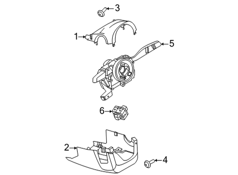 2022 Audi e-tron GT Shroud, Switches & Levers