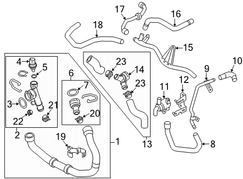 2021 Audi TT Quattro Hoses & Lines Diagram 6