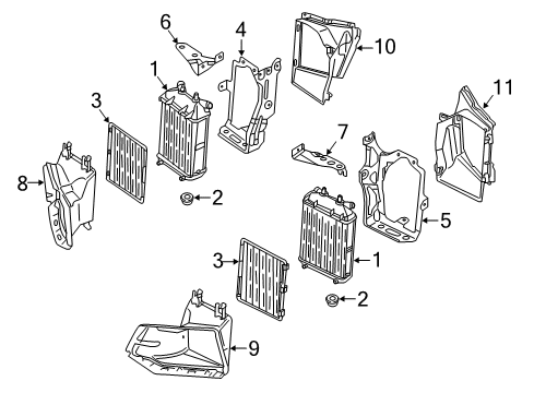 2018 Audi TT RS Quattro Support Diagram for 8S0-121-267